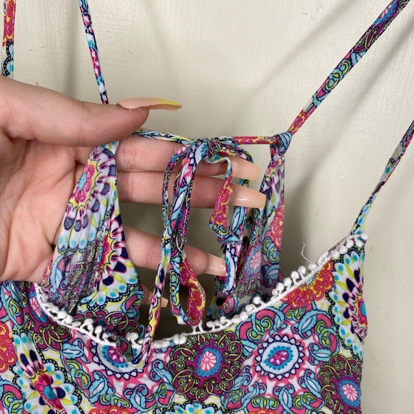 Colorful layered ruffle cami - Picture 6 of 6